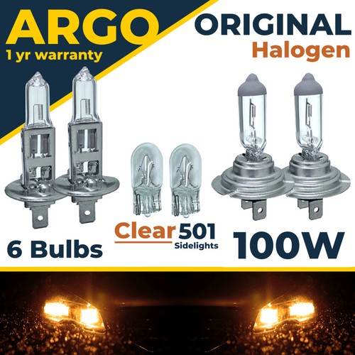Halogen headlight bulbs - h7,