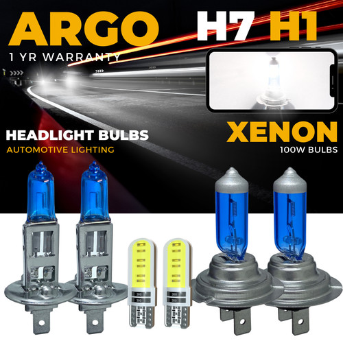 Xenon white headlight - h7,