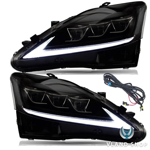 Projector led headlights - led, black
